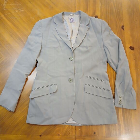 Ann Freedberg Single Breasted Blazer Womens 6 Lined Shoulder Padding - Picture 2 of 11